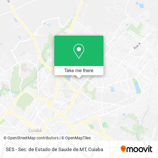 SES - Sec. de Estado de Saude de MT map