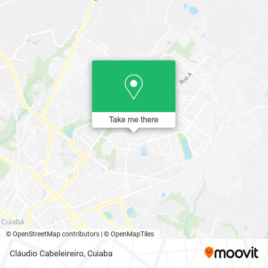 Cláudio Cabeleireiro map