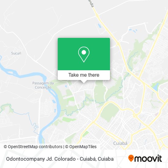 Odontocompany Jd. Colorado - Cuiabá map