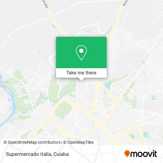 Mapa Supermercado Itália