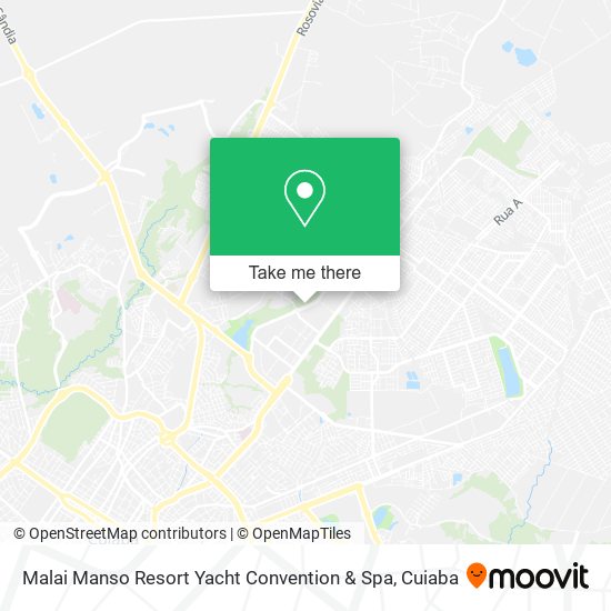 Malai Manso Resort Yacht Convention & Spa map