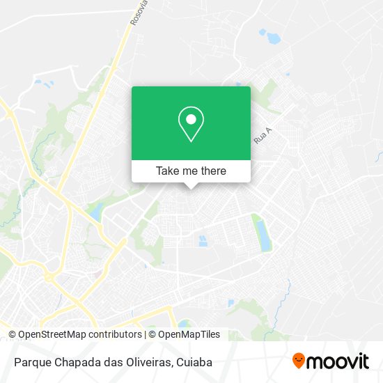 Parque Chapada das Oliveiras map