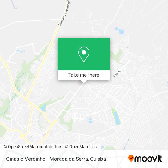 Ginasio Verdinho - Morada da Serra map