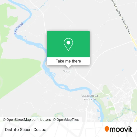 Distrito Sucuri map