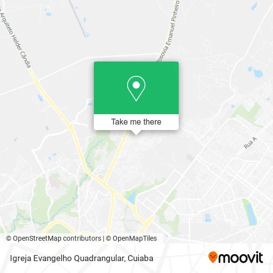 Igreja Evangelho Quadrangular map