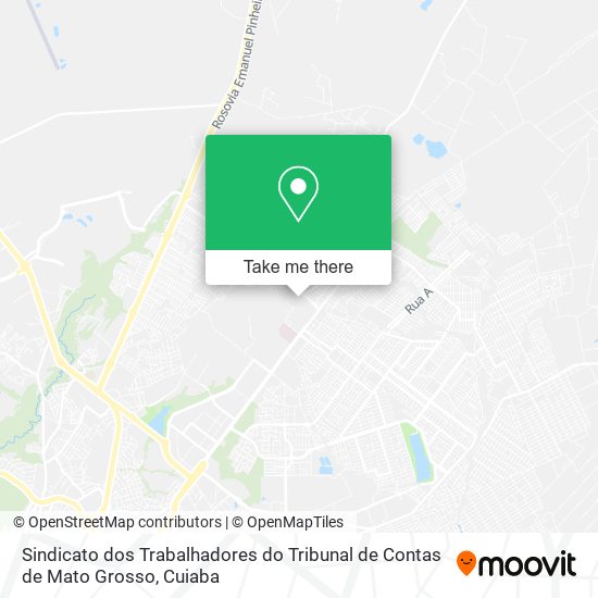 Mapa Sindicato dos Trabalhadores do Tribunal de Contas de Mato Grosso