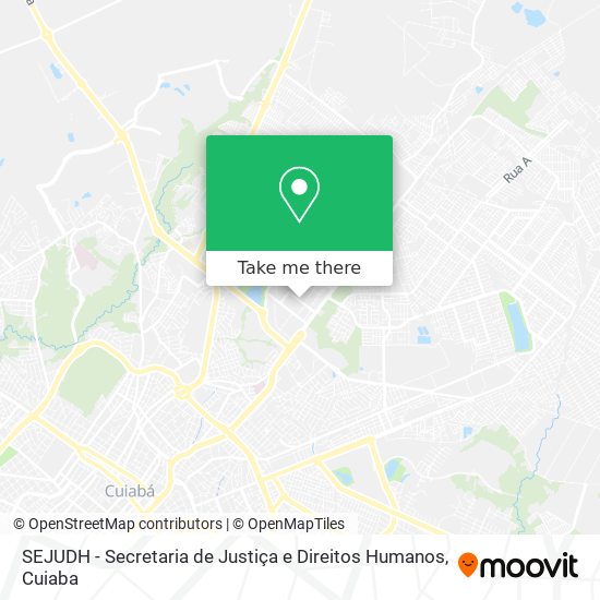 SEJUDH - Secretaria de Justiça e Direitos Humanos map