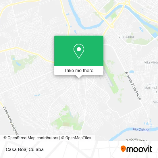 Casa Boa map