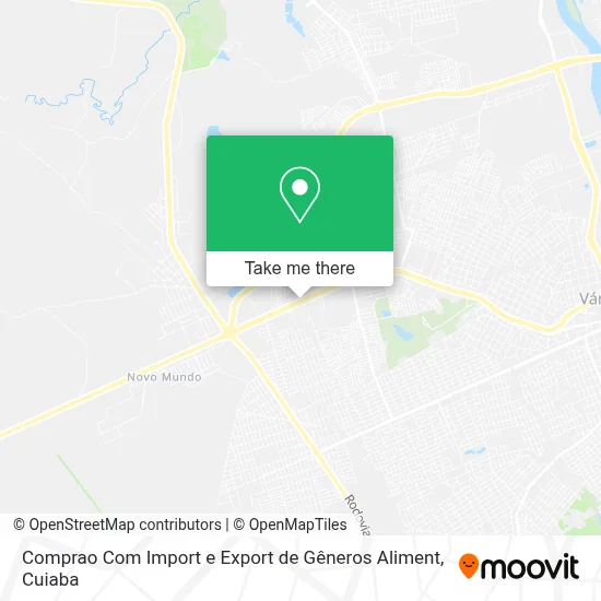 Comprao Com Import e Export de Gêneros Aliment map