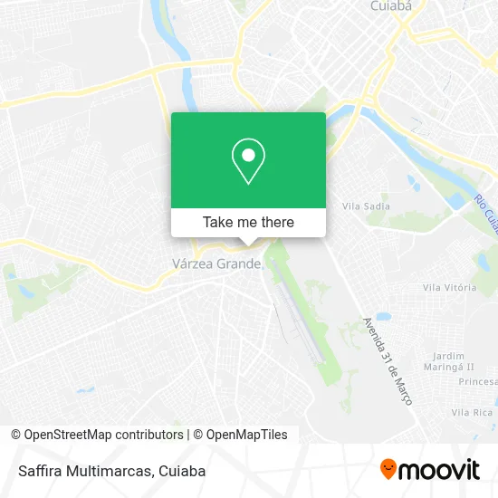 Saffira Multimarcas map