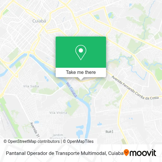 Pantanal Operador de Transporte Multimodal map