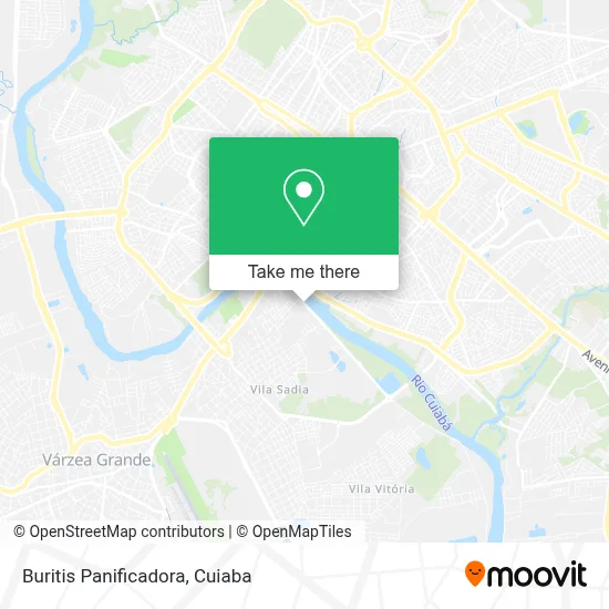 Buritis Panificadora map