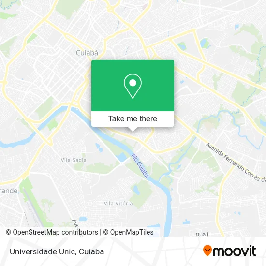 Universidade Unic map