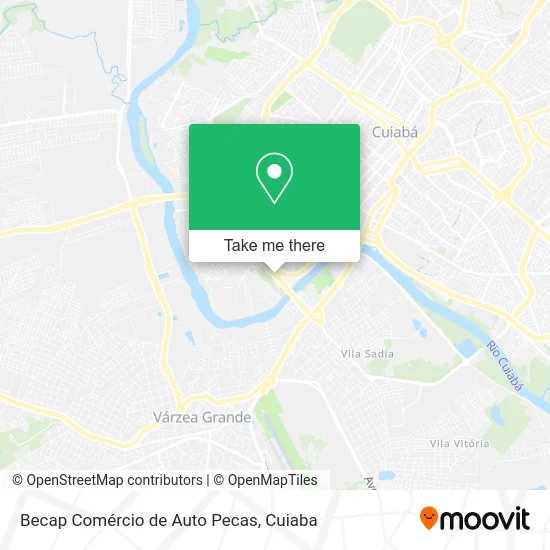 Becap Comércio de Auto Pecas map