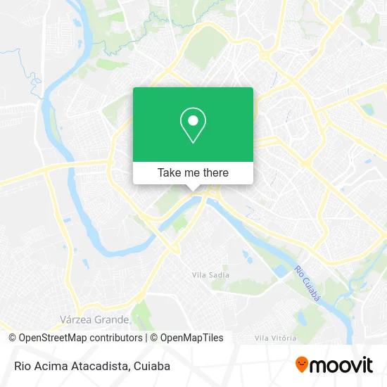 Rio Acima Atacadista map