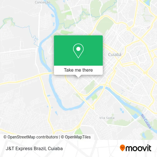 J&T Express Brazil map