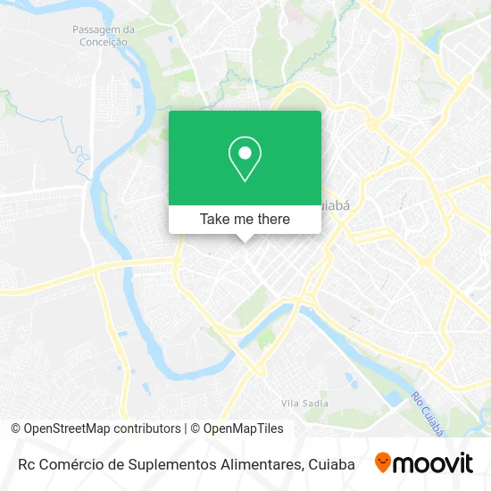 Rc Comércio de Suplementos Alimentares map