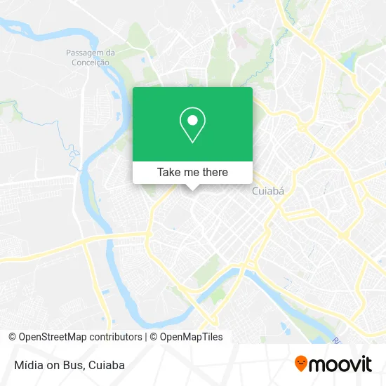 Mídia on Bus map