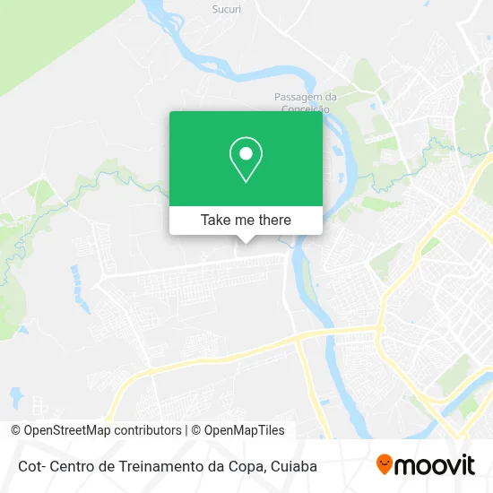 Cot- Centro de Treinamento da Copa map
