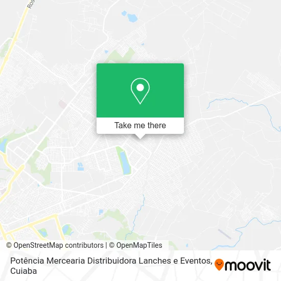 Potência Mercearia Distribuidora Lanches e Eventos map
