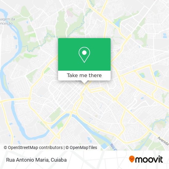 Mapa Rua Antonio Maria