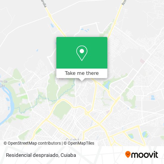 Mapa Residencial despraiado