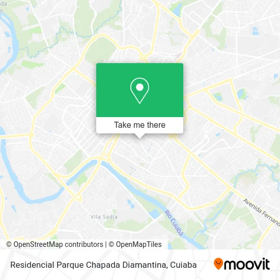Residencial Parque Chapada Diamantina map