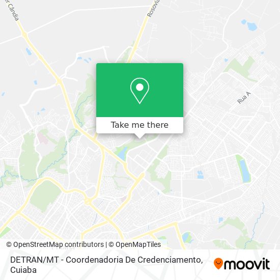 DETRAN / MT - Coordenadoria De Credenciamento map