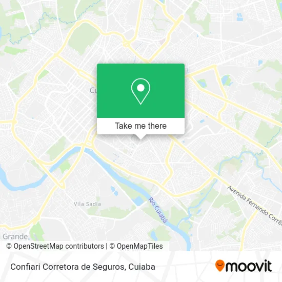 Confiari Corretora de Seguros map