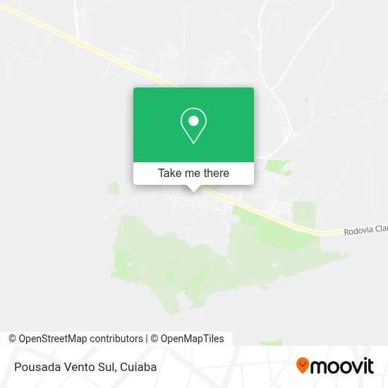 Pousada Vento Sul map