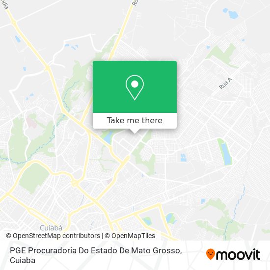 PGE Procuradoria Do Estado De Mato Grosso map