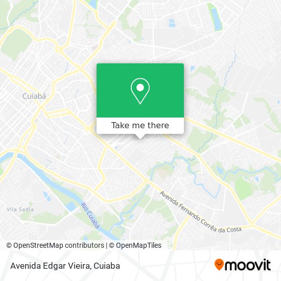 Mapa Avenida Edgar Vieira