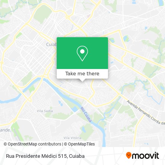 Rua Presidente Médici 515 map
