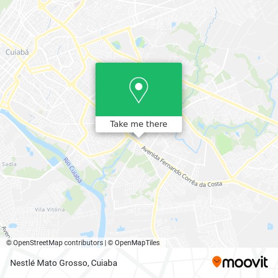 Nestlé Mato Grosso map