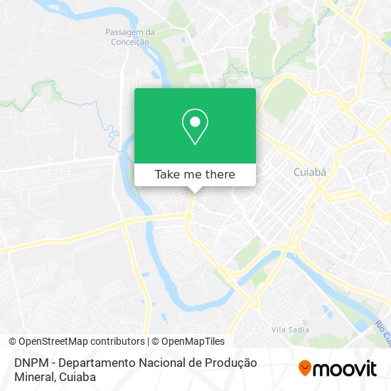 DNPM - Departamento Nacional de Produção Mineral map