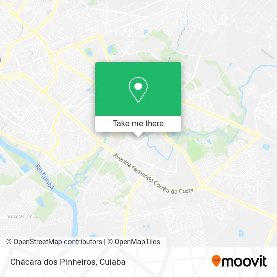 Chácara dos Pinheiros map