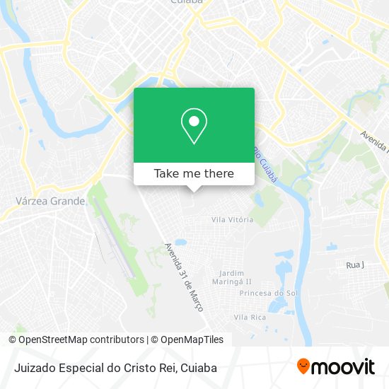 Juizado Especial do Cristo Rei map