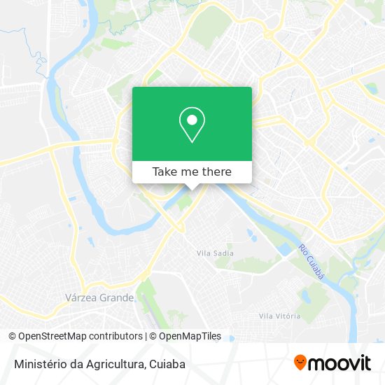 Ministério da Agricultura map