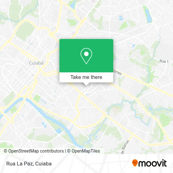 Rua La Paz map