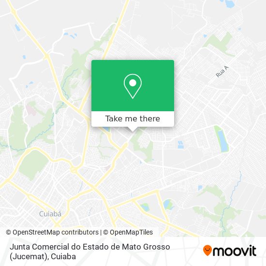 Junta Comercial do Estado de Mato Grosso (Jucemat) map