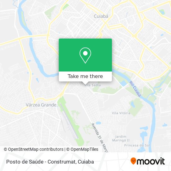 Posto de Saúde - Construmat map