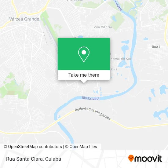 Rua Santa Clara map