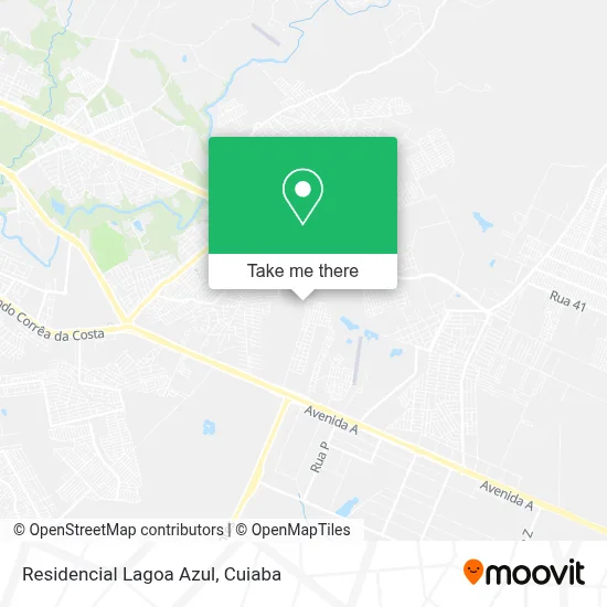 Residencial Lagoa Azul map