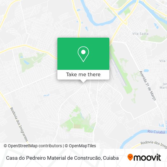 Casa do Pedreiro Material de Construcão map
