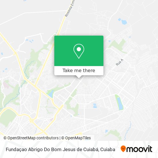 Fundaçao Abrigo Do Bom Jesus de Cuiabá map