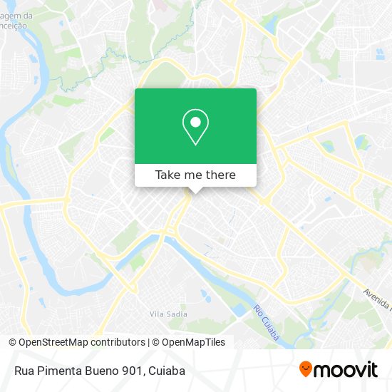 Mapa Rua Pimenta Bueno 901