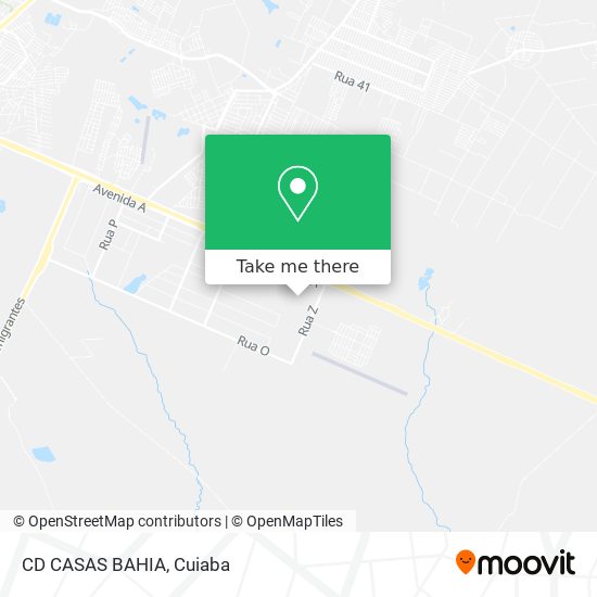 CD CASAS BAHIA map