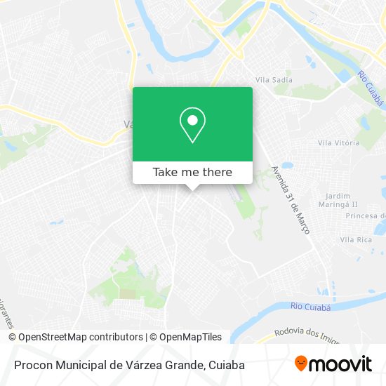 Procon Municipal de Várzea Grande map