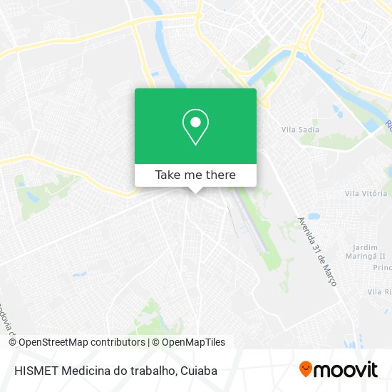 HISMET Medicina do trabalho map