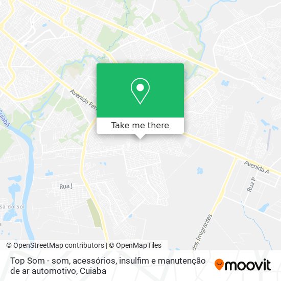 Top Som - som, acessórios, insulfim e manutenção de ar automotivo map